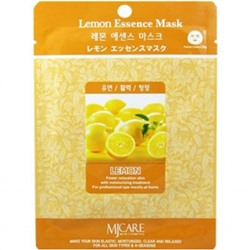 MJ Маска тканевая для лица Essence Mask Lemon(лимон)
