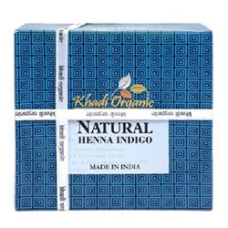 Хна натуральная индиго Кхади Natural Henna Indigo Khadi Organic 150 гр.