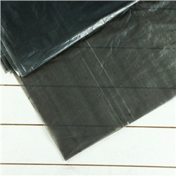 Плёнка полиэтиленовая, техническая, толщина 100 мкм, 3 × 10 м, рукав (1,5 м × 2), чёрная, 2 сорт