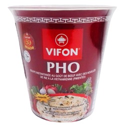 Рисовая лапша быстрого приготовления со вкусом говядины Pho Vifon, Вьетнам, 60 г