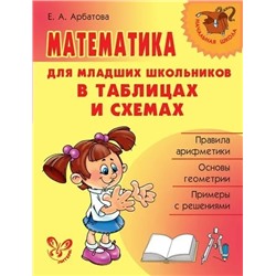 Математика для младших школьников в таблицах и схемах  | Арбатова Е.А.