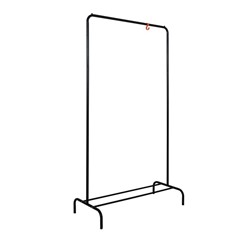Вешалка гардеробная «Радуга», 82×39×150 см, цвет чёрный