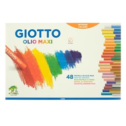 Пастель масляная детская, 48 цветов GIOTTO OLIO 70/11.0 мм в обёртке