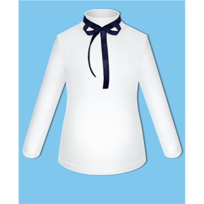 Белая школьная водолазка (блузка) для девочки 84691-ДШ21