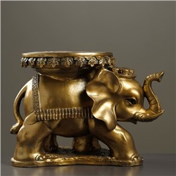 Фигура - подставка "Слон Звезда" бронза