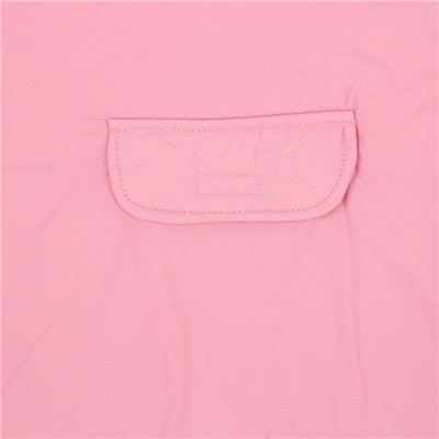 Утепленный конверт демисезон с капюшоном, 2 молнии, рост 68 см, цвет розовый A/025/62