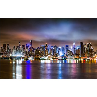 3D Фотообои «Ночной город»