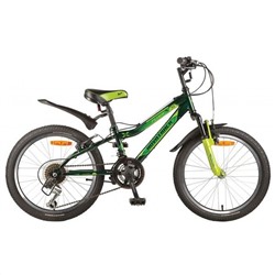Велосипед 20д. Novatrack Flyer, 117085 зелёный, сталь, 12-скор, Microshift/Shimano 20SH12V.FLYER.GN7
