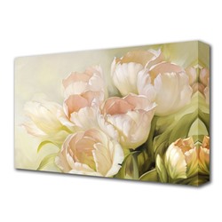 Картина на холсте "Нежные тюльпаны" 60*100 см
