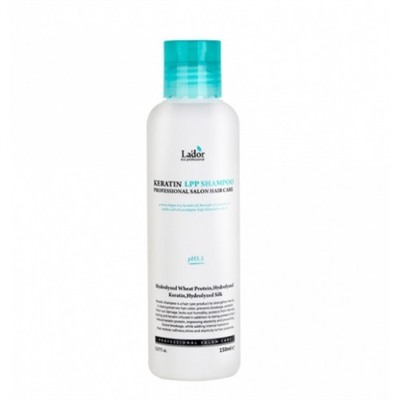 Безщелочной шампунь с кератином Lador Keratin Shampoo LPP, 150 мл