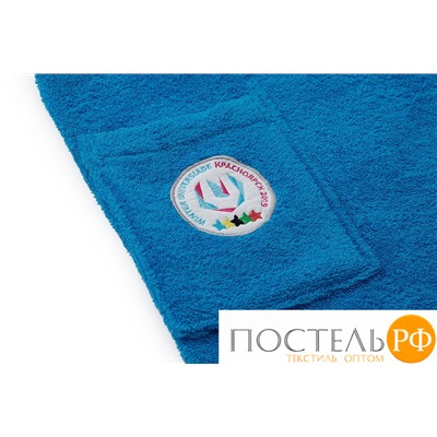 7142-42695 Набор для сауны Universiade/100% хлопок, 380 г/м2 / Logo Krasnoyarsk 2019, синий