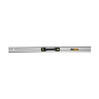 Линейка-уровень ТУНДРА, металлическая, пластиковая ручка, 2 глазка, 800 мм