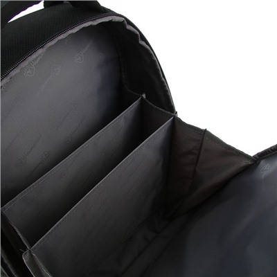 Рюкзак каркасный Hummingbird T 39 х 28 х 20 см, для мальчика, «Машина», чёрный/оранжевый