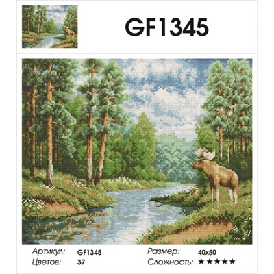 Алмазная мозаика 40x50 - GF1345