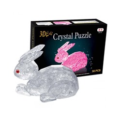 3D пазл crystal blocks заяц