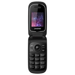 Сотовый телефон Digma LINX A205 Black, 2sim, 1,77'' TFT, раскладушка, черный