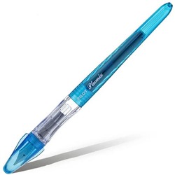 Ручка перьевая Pilot Plumix Neon Medium узел 0,58мм, голуб корп, чернила синие FCD-PXN (LB)