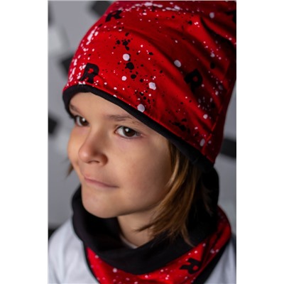 Комплект шапка и шарф Red