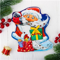 Шнуровка фигурная «Дедушка Мороз с подарками», 4 элемента