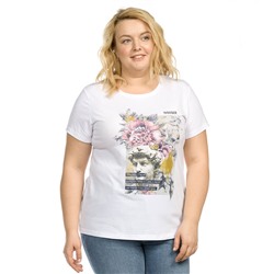 Джемпер (модель "футболка") женский "УЛИТКА В ЛУВРЕ"
