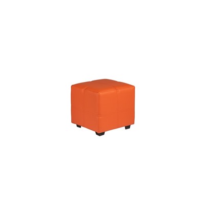Пуф квадратный Марио 400х400х380 Оранжевый