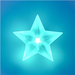 Ночник "Звезда" LED от батареек белый 8,5х9х3,5 см