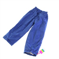 Рост 140-150. Утепленные детские штаны с подкладкой из полиэстера Federlix цвета синего кобальта.