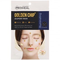 Mediheal, Golden Chip, акупунктурная маска, 1 шт., 25 мл (0,84 жидк. унции)