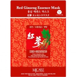 MJ Маска тканевая для лица Essence Mask (женьшень)25гр