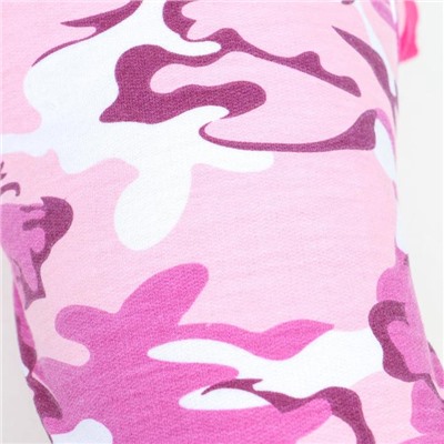 Кофта с капюшоном "Пустыня", флис, размер L (ДС 30, ОШ 28, ОГ 23 см), розовое