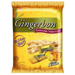 Конфеты имбирные мармеладные со вкусом мёда и лимона Ginger Candy Honey Lemon Gingerbon 125 гр.