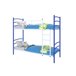 Кровать «Милана  Дуо», 200 × 90 cм, каркас синий