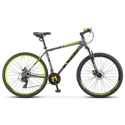 Велосипед 27,5" Stels Navigator-700 MD, F020, цвет серый/желтый, размер рамы 17,5"
