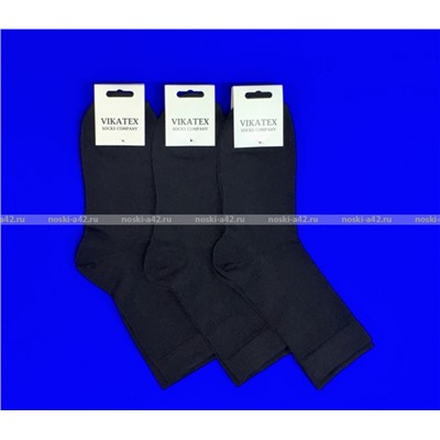 Викатекс VIKATEX носки мужские с лайкрой арт. 1ВС1 черные 10 пар
