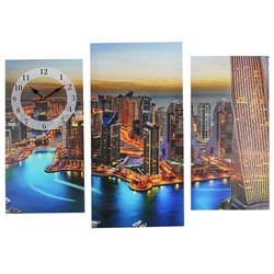 Часы настенные модульные «Дубай», 60 × 80 см
