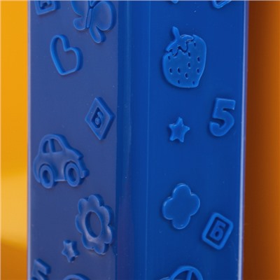 Комод детский №11, цвет синий, 3 секции