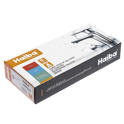 Смеситель для кухни Haiba HB4265, однорычажный, на шпильке, хром