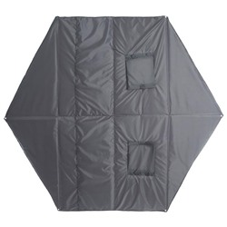 Пол для зимней палатки, 6 углов, 220 × 220 мм, цвета микс