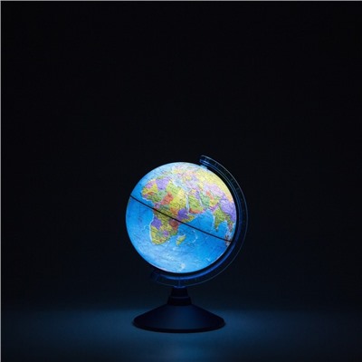 Глобус политический "Глобен", интерактивный, диаметр 210 мм, с подсветкой от батареек, с очками