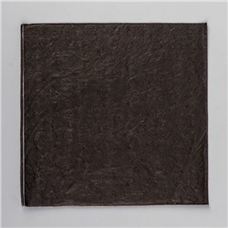 Салфетки бумажные, однотонные, выбит рисунок, 33х33 см, набор 20 шт., цвет чёрный