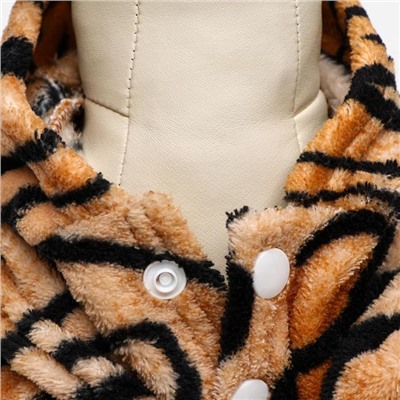 Куртка "Тигрёнок" с капюшоном, размер XS (ДС 20 см, ОГ 30 см, ОШ 20 см)