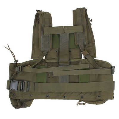 Жилет разгрузочный KINGRIN Tactical vest with accessory (OD) VE-17-OD