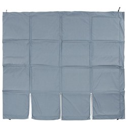 Пол для палатки «КУБ» 3-местная, размер 2,25 х 2,25, цвет серый, оксфорд 300