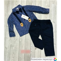 Костюм детский: рубашка, брюки и бабочка арт. 786756