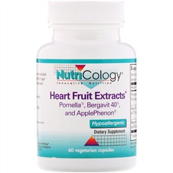 Nutricology, Heart Fruit Extracts, 60 Vegetarian Capsules