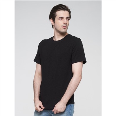Фуфайка (футболка) мужская 201-13004; ХБ19-5708 черный