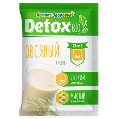 Кисель detox bio diet овсяный 25 гр.