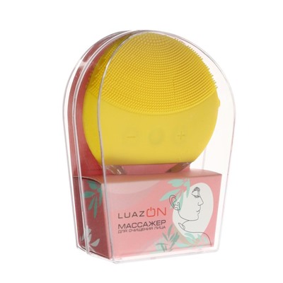Вибромассажёр для очищения лица Luazon LEM-42, ультразвуковой, 150 мА/ч, от USB, МИКС