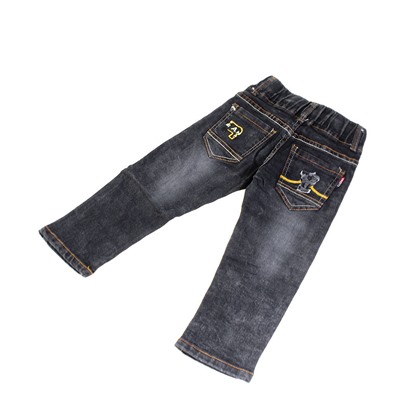 Рост 93-98. Стильные детские джинсы Velros_Year серого цвета со светлыми переходами.