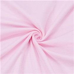 Ткань на отрез кулирка гладкокрашеная М-2003 цвет розовый